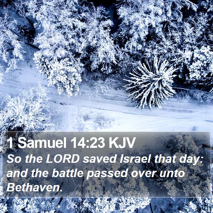 1 Samuel 14:23 KJV Bible Study