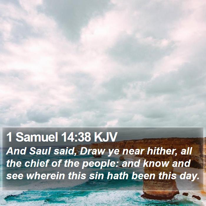 1 Samuel 14:38 KJV Bible Study