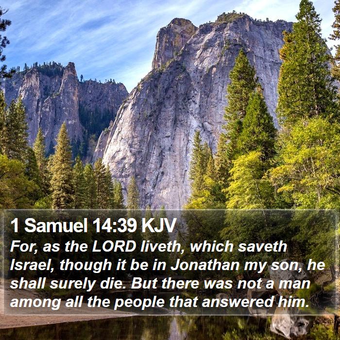 1 Samuel 14:39 KJV Bible Study