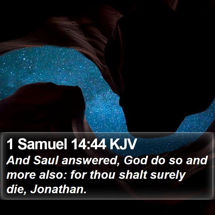 1 Samuel 14:44 KJV Bible Study