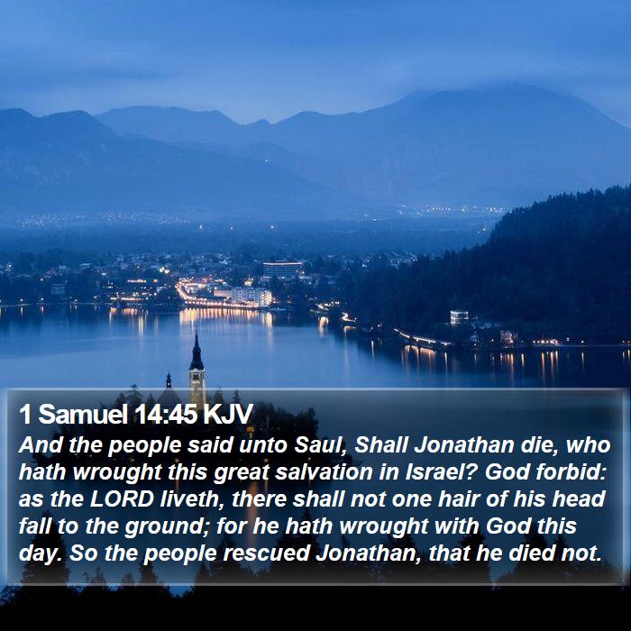 1 Samuel 14:45 KJV Bible Study