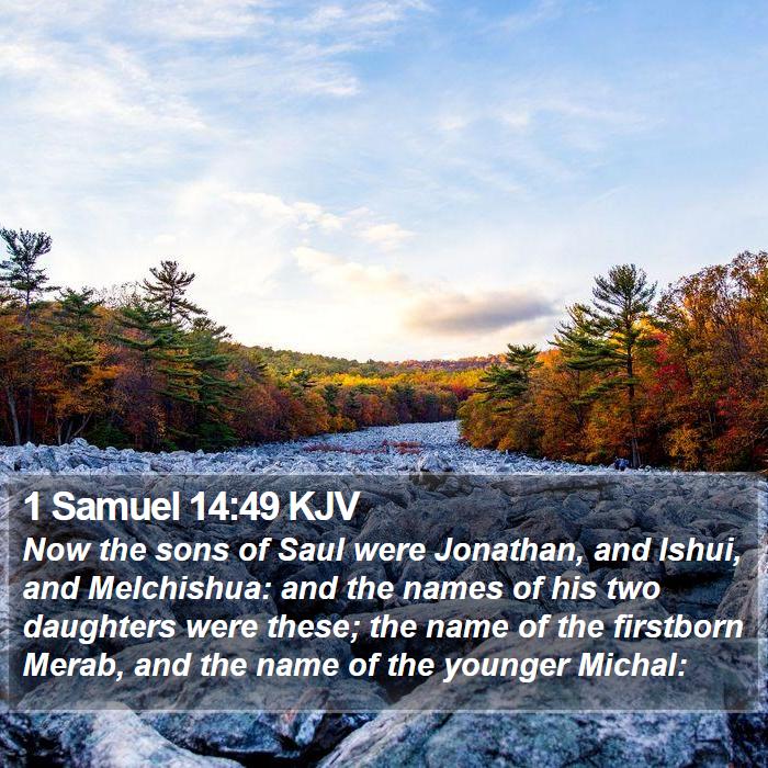 1 Samuel 14:49 KJV Bible Study