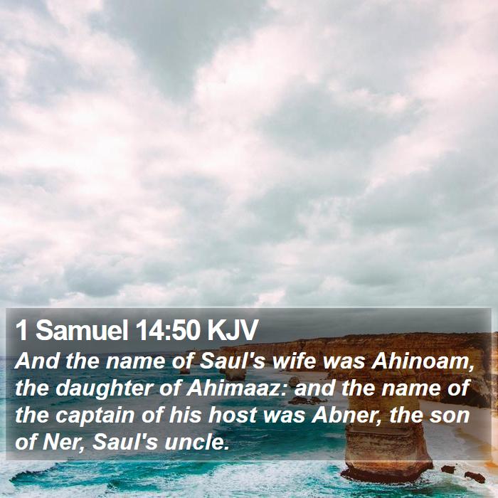 1 Samuel 14:50 KJV Bible Study