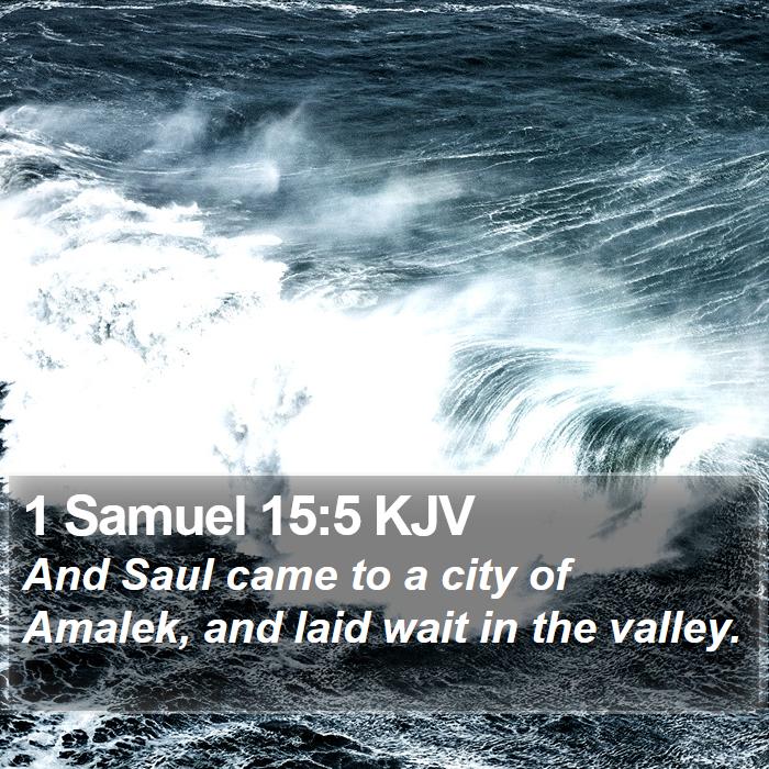 1 Samuel 15:5 KJV Bible Study