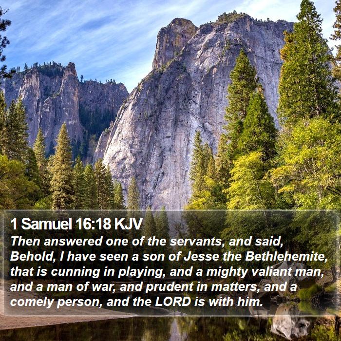 1 Samuel 16:18 KJV Bible Study