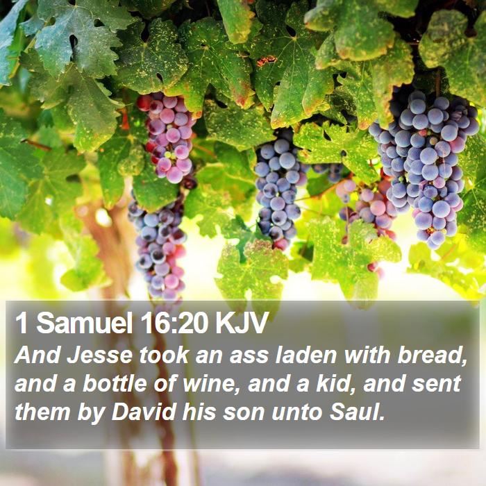 1 Samuel 16:20 KJV Bible Study