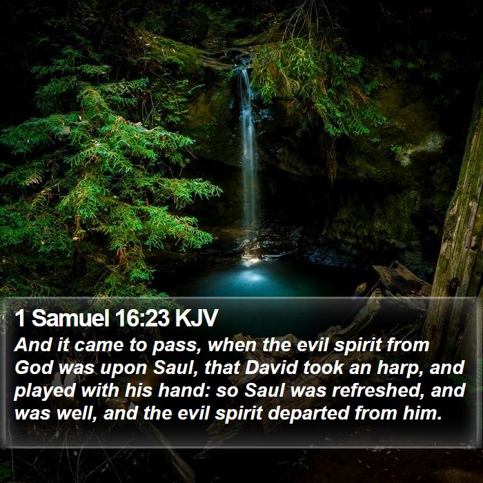 1 Samuel 16:23 KJV Bible Study