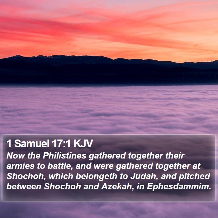 1 Samuel 17:1 KJV Bible Study