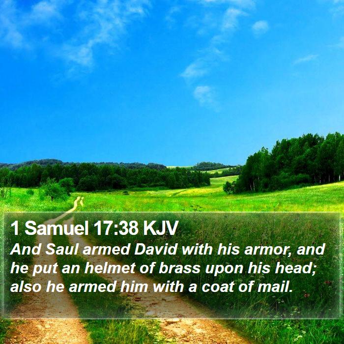 1 Samuel 17:38 KJV Bible Study