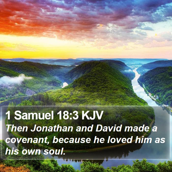 1 Samuel 18:3 KJV Bible Study