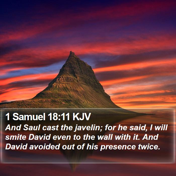 1 Samuel 18:11 KJV Bible Study