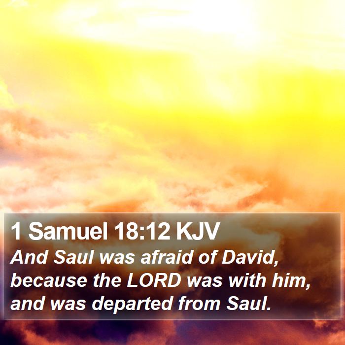 1 Samuel 18:12 KJV Bible Study