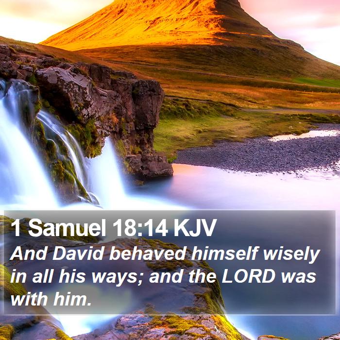 1 Samuel 18:14 KJV Bible Study