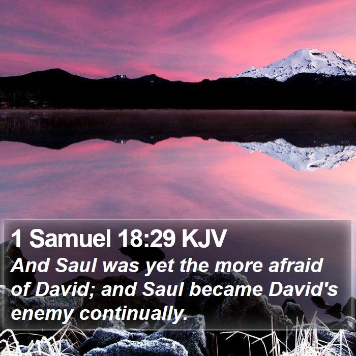 1 Samuel 18:29 KJV Bible Study