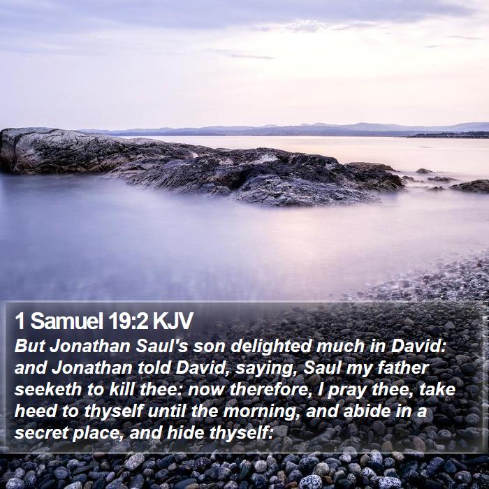 1 Samuel 19:2 KJV Bible Study