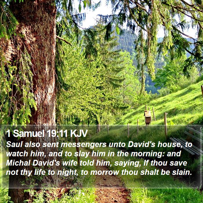 1 Samuel 19:11 KJV Bible Study