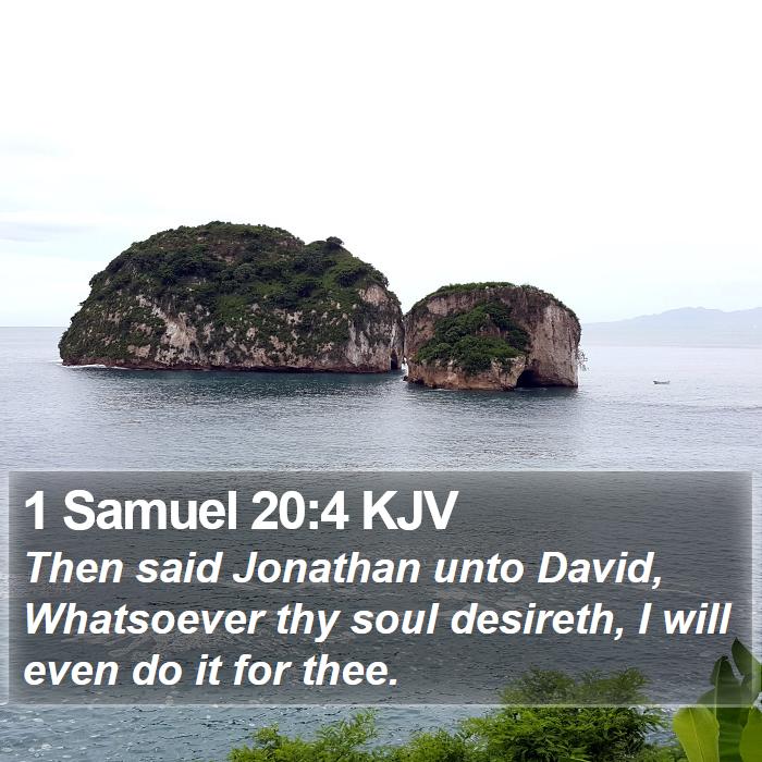 1 Samuel 20:4 KJV Bible Study