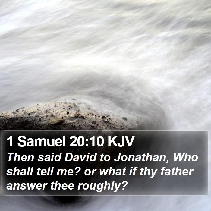 1 Samuel 20:10 KJV Bible Study