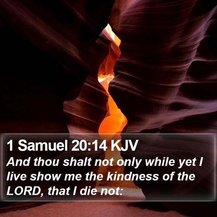 1 Samuel 20:14 KJV Bible Study