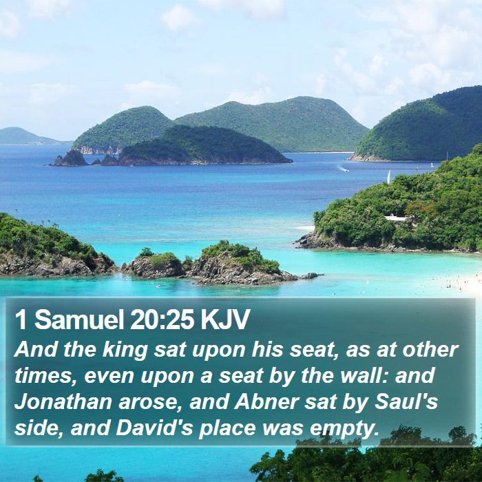 1 Samuel 20:25 KJV Bible Study