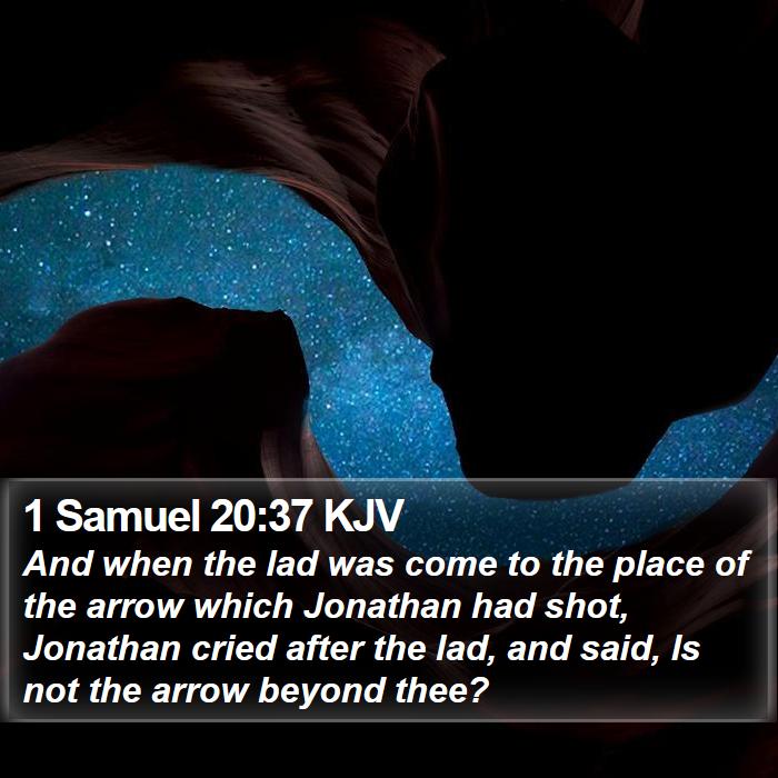 1 Samuel 20:37 KJV Bible Study