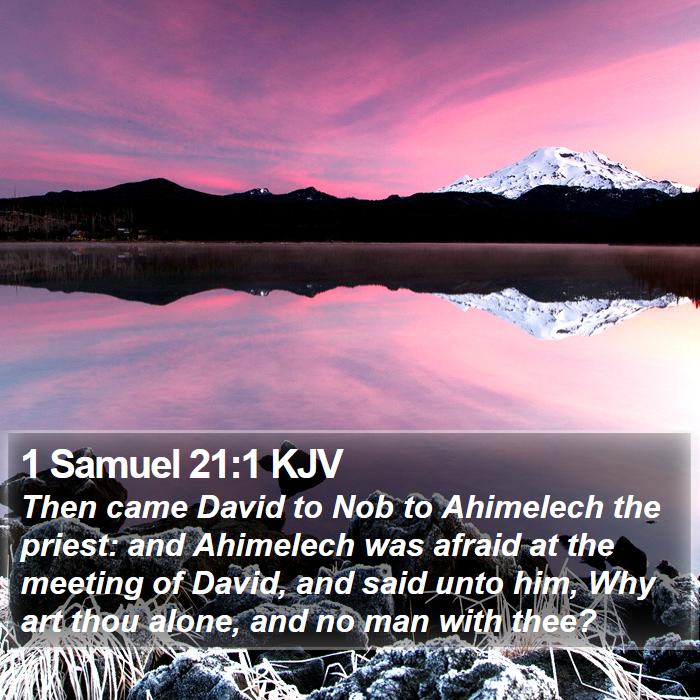 1 Samuel 21:1 KJV Bible Study