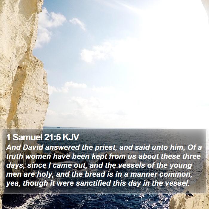 1 Samuel 21:5 KJV Bible Study