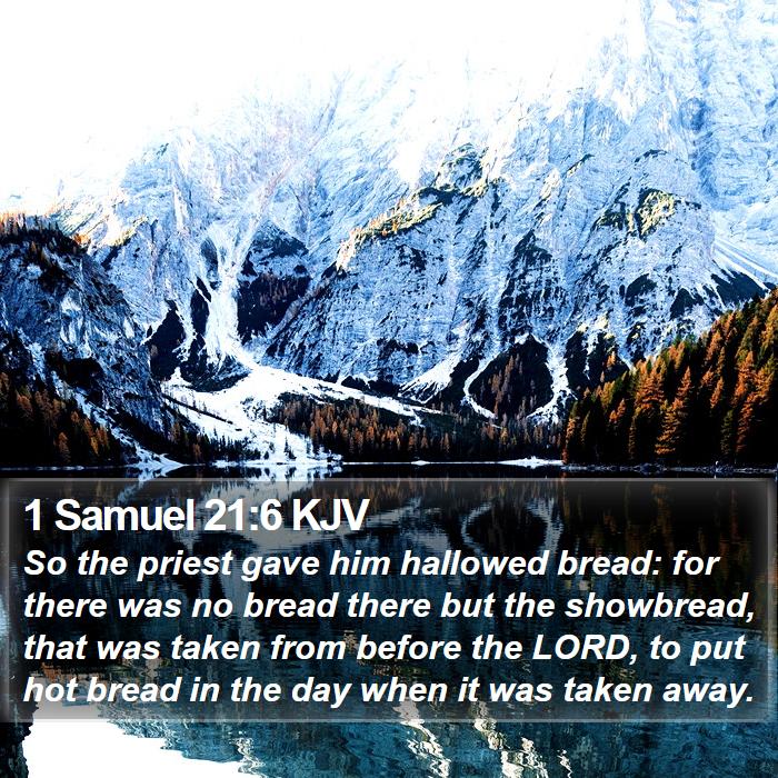 1 Samuel 21:6 KJV Bible Study