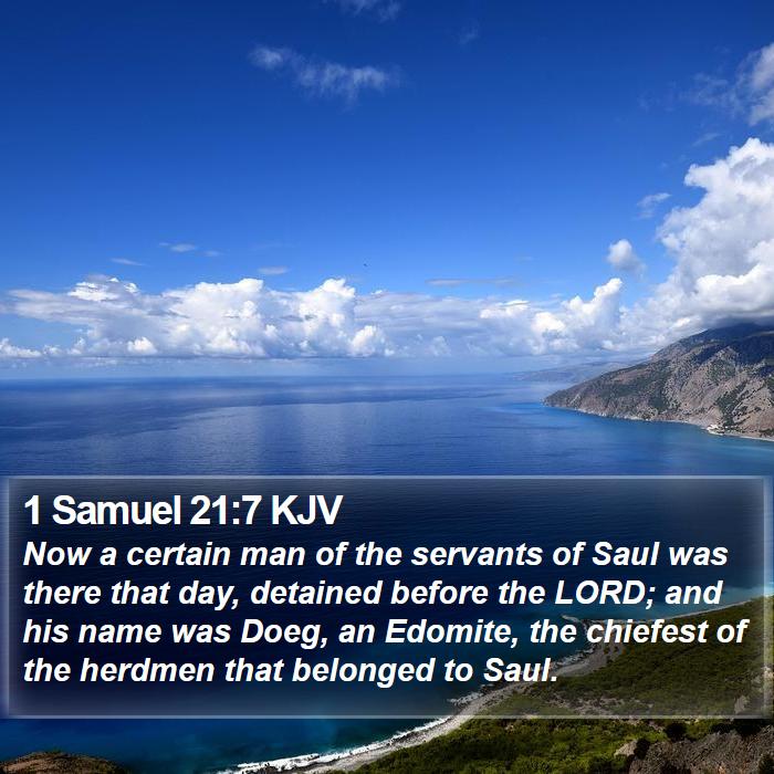 1 Samuel 21:7 KJV Bible Study