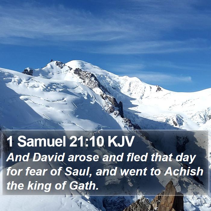 1 Samuel 21:10 KJV Bible Study