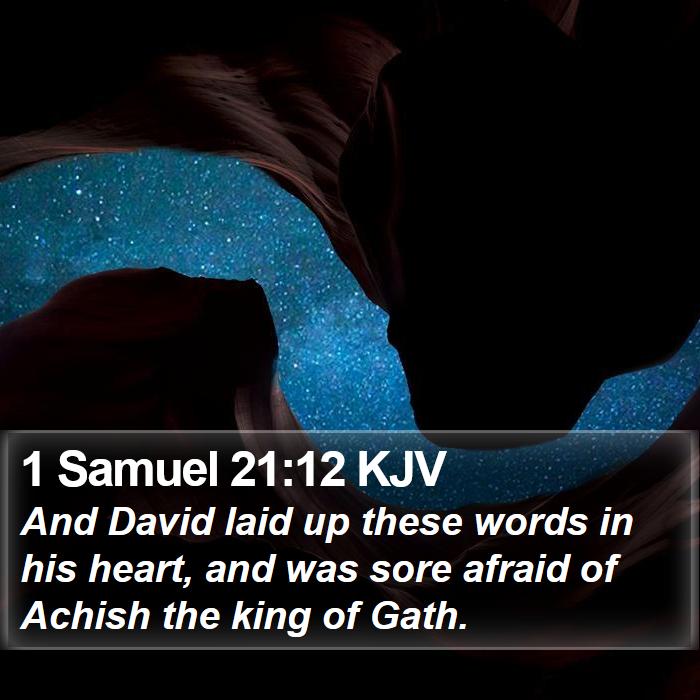 1 Samuel 21:12 KJV Bible Study