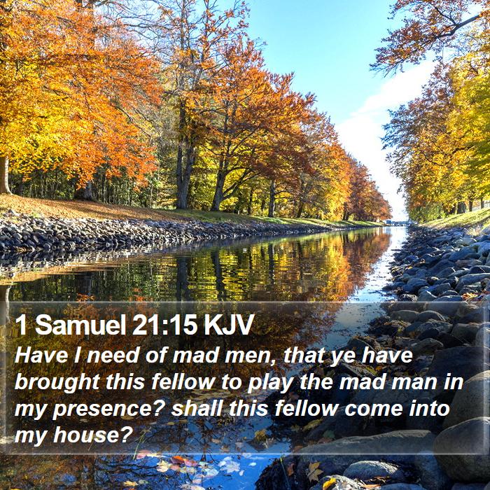 1 Samuel 21:15 KJV Bible Study