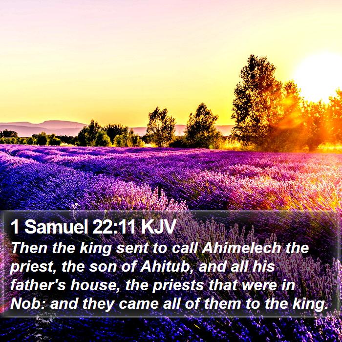 1 Samuel 22:11 KJV Bible Study