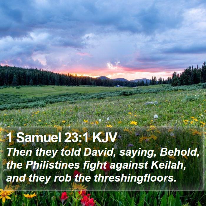 1 Samuel 23:1 KJV Bible Study