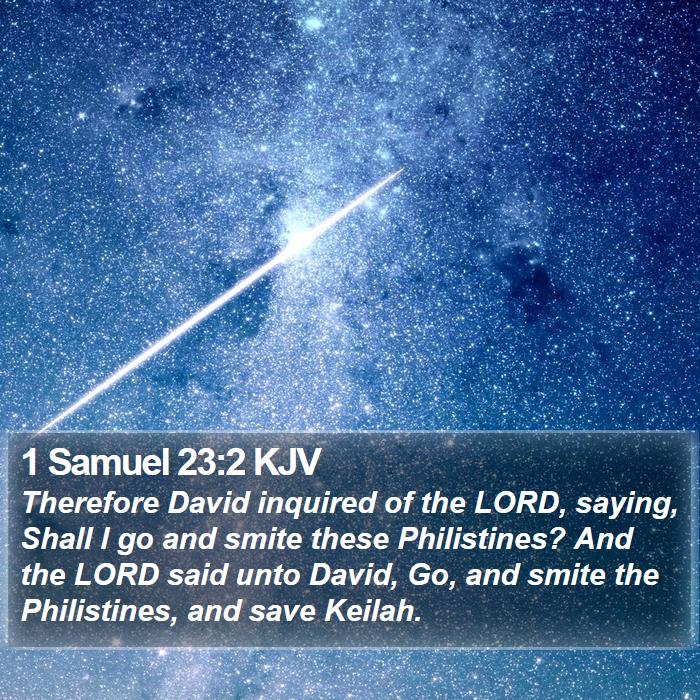 1 Samuel 23:2 KJV Bible Study