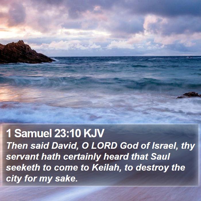 1 Samuel 23:10 KJV Bible Study