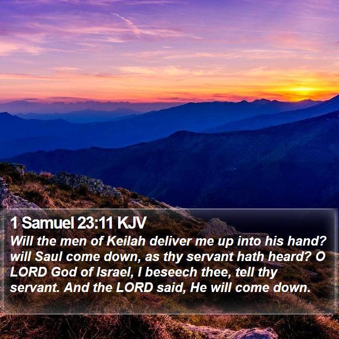 1 Samuel 23:11 KJV Bible Study