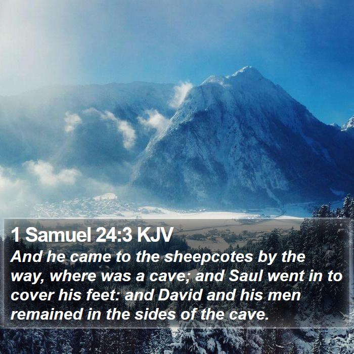 1 Samuel 24:3 KJV Bible Study