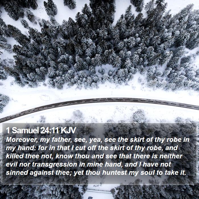 1 Samuel 24:11 KJV Bible Study