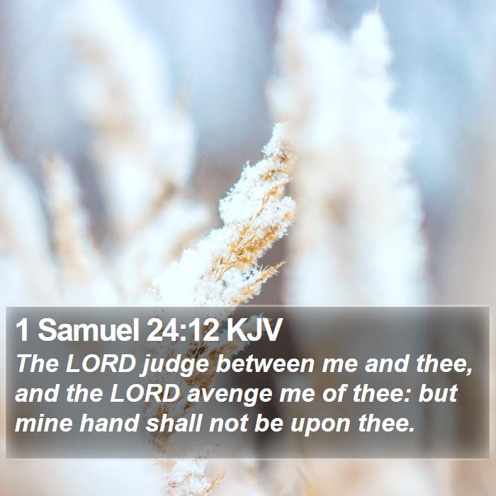 1 Samuel 24:12 KJV Bible Study