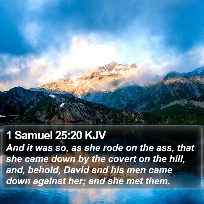 1 Samuel 25:20 KJV Bible Study