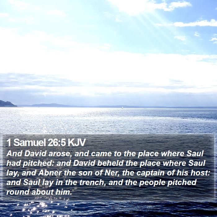 1 Samuel 26:5 KJV Bible Study