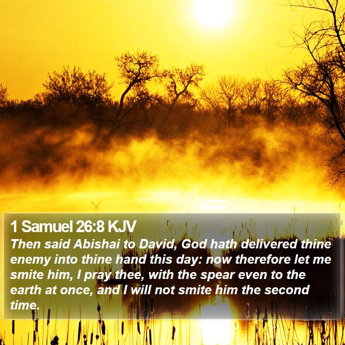 1 Samuel 26:8 KJV Bible Study