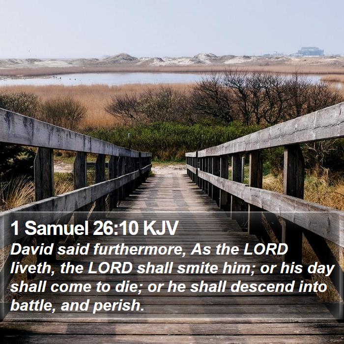 1 Samuel 26:10 KJV Bible Study