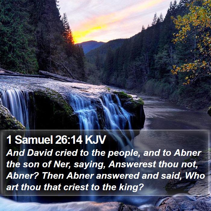 1 Samuel 26:14 KJV Bible Study