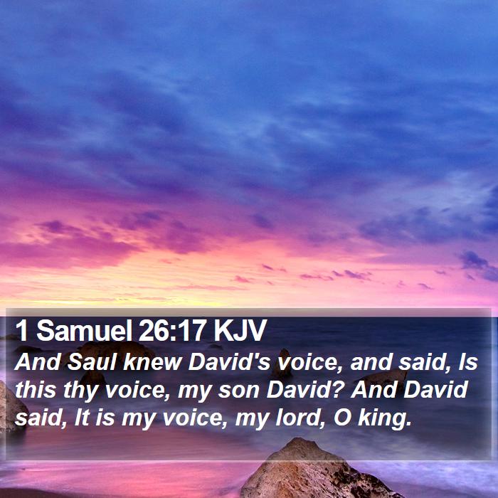 1 Samuel 26:17 KJV Bible Study