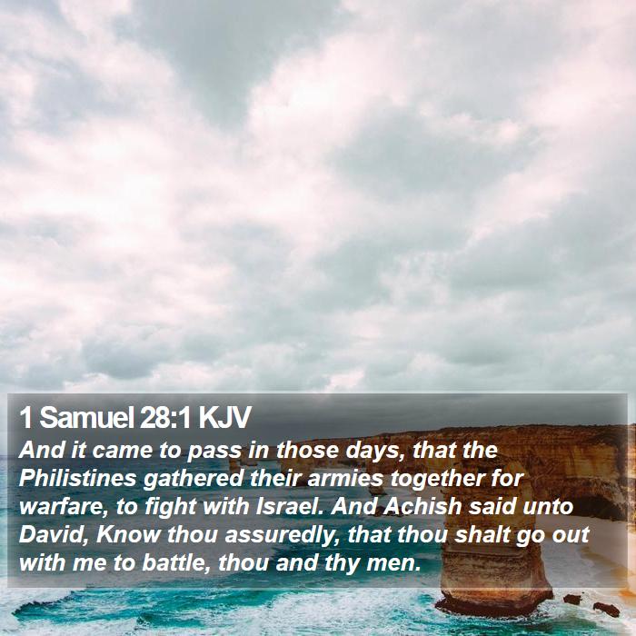 1 Samuel 28:1 KJV Bible Study