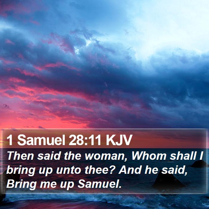 1 Samuel 28:11 KJV Bible Study