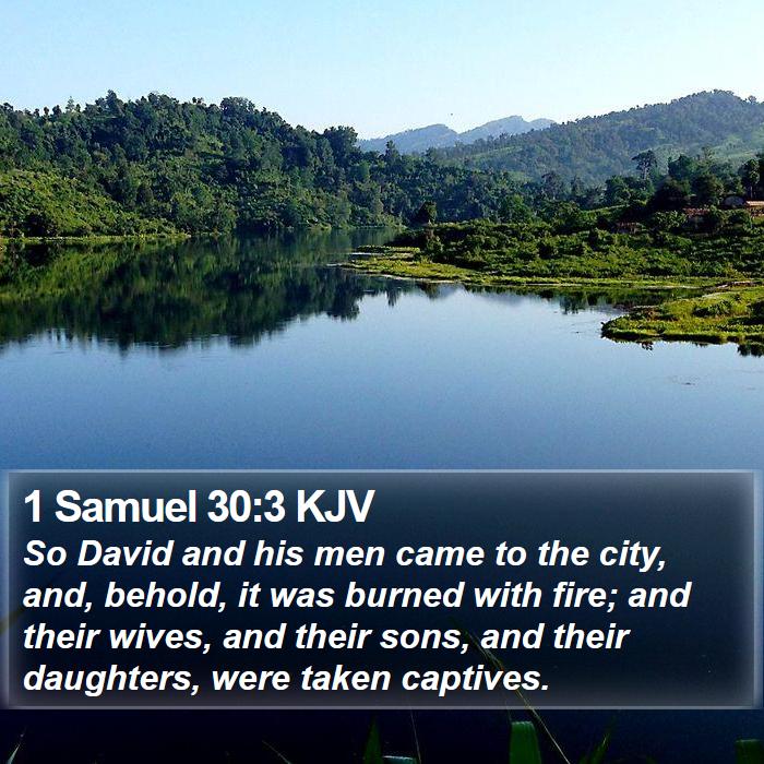 1 Samuel 30:3 KJV Bible Study