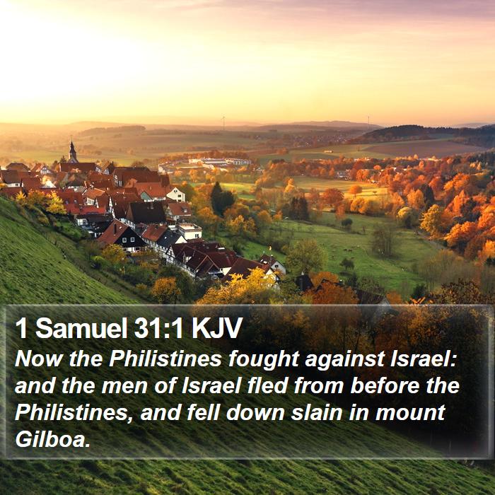 1 Samuel 31:1 KJV Bible Study